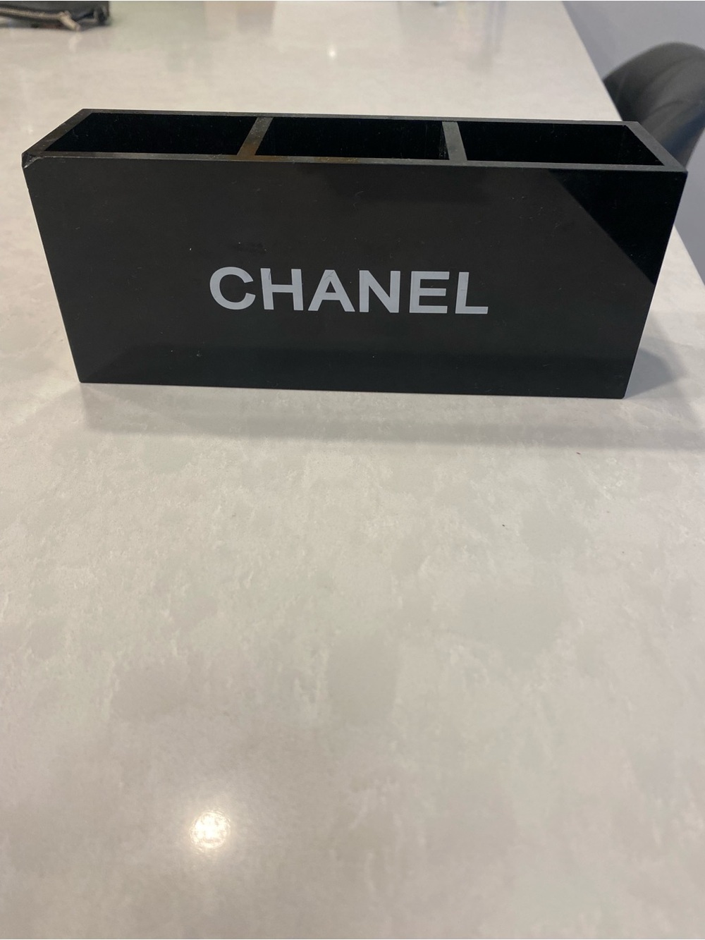 Chanel Black Makeup Storage Organizer